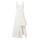 Asymmetric Hem Evening Dress Gown